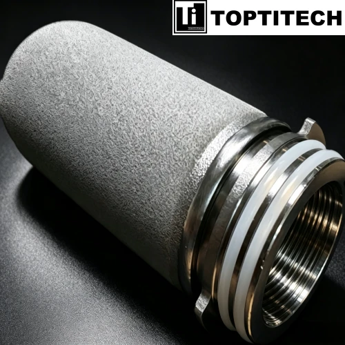 226 Adaptörlü 100 Mikron Titanyum Tozu Sinterlenmiş Filtre Kartuşu best